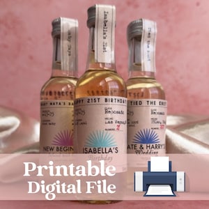 Print at home Personalized Label for Casamigos Label for bottle birthday gift for Tequila Lover personalized gift label