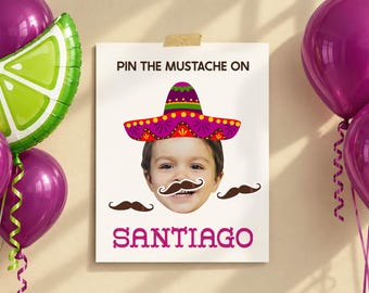 Anpassad fäst mustaschen på partyspel anpassad foto festtemafest roligt spel fäst svansen spel