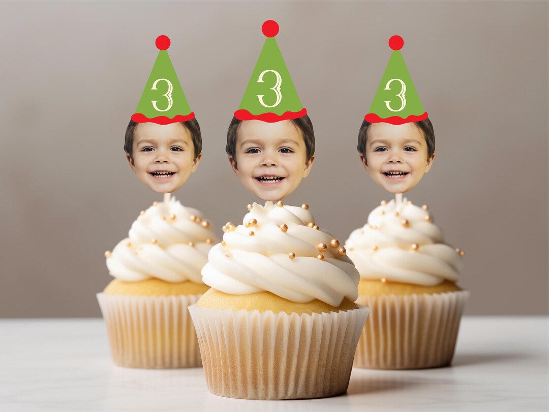 Who-ville Christmas Birthday Hat Custom Faces Grumpy Christmas Birthday ...