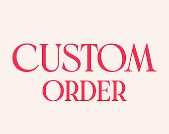 Customer order for a cake topper and toppers for Vonn Shevy