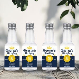 Gift for 21st Birthday Coronita Bottle Label for birthday gift for Beer Lover personalized gift for father Corona Label birthday beer gift