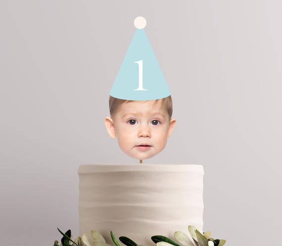 Chapeau D'Anniversaire Personnalisé Avec Photo – Cône Carton, Lot De 6 à 36 Pièces, Pour Adulte Et Fête