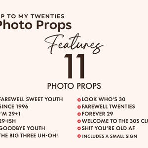 RIP 20s theme photo props for 30th birthday photo booth RIP Youth theme photo props Farewell to My Twenties phrases coffin theme birthday image 2