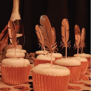 Gatsby Theme cupcake Toppers, 1920s theme cupcake toppers, Art deco style cupcake toppers, Flappers 1920s toppers, old sport cupcake toppers