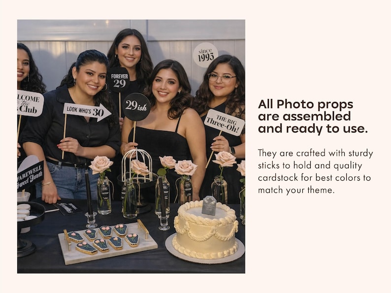 RIP 20s theme photo props for 30th birthday photo booth RIP Youth theme photo props Farewell to My Twenties phrases coffin theme birthday image 5