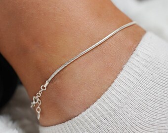 Caratera Key Silver Anklets 925 Sterling Silver for Women and Girls Caratera Key Silver Anklets 925 Sterling Silver for Women and Girls