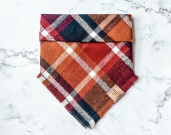 Fireside | Fall Flannel Plaid, Soft with Fringed Edges
