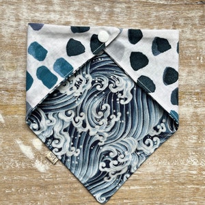 Cora | Winter Waves, Watercolor Rain Drops, Dots