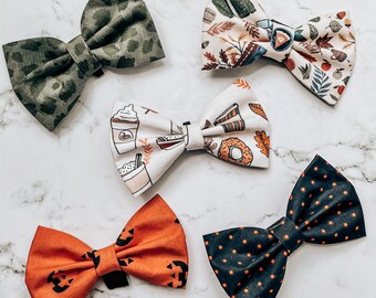 Fall Slide-On-Collar Bow Ties