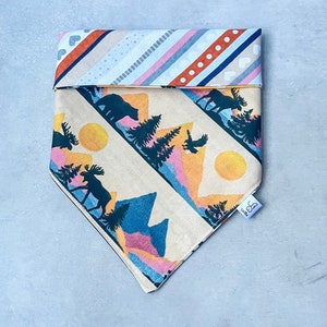 Oakley | Outdoor Adventure | Mountains Sunset | Pet Bandana