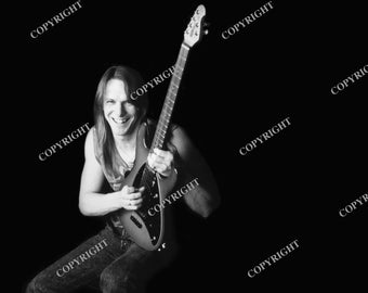 Steve Morse of Dixie Dregs & Deep Purple Ampeg Amps 1983 Print