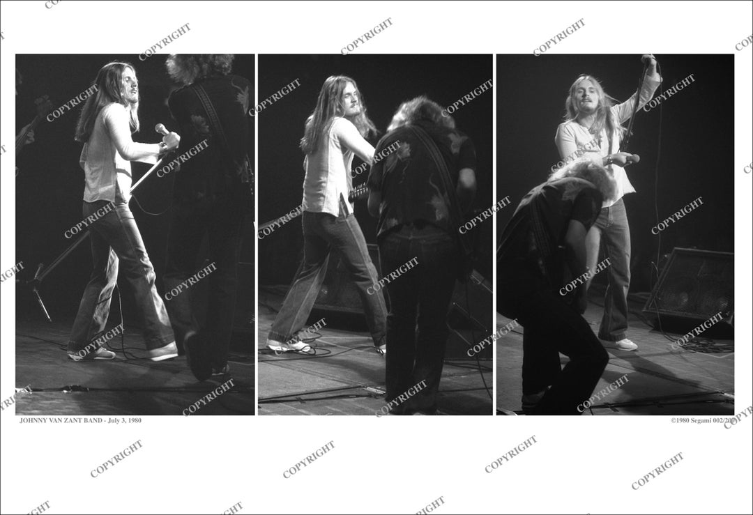 Johnny Van Zant, 1980 3frame 13x19 Sequence Shots Lynyrd Skynyrd