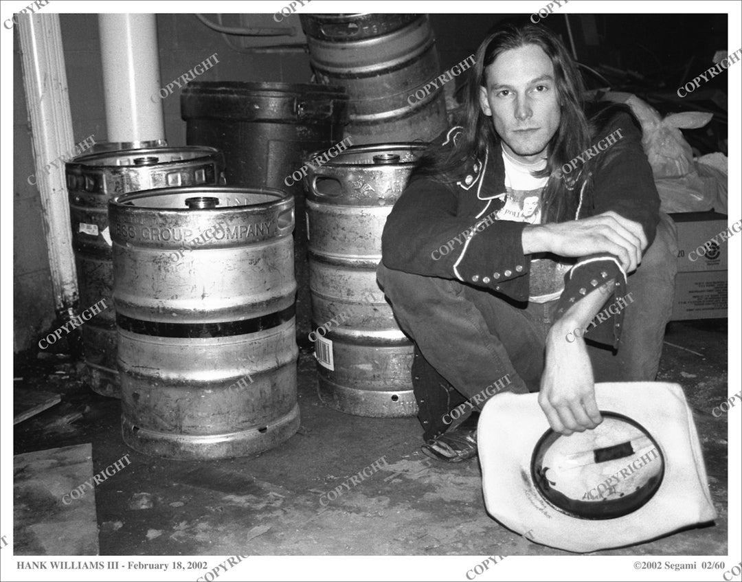 Hank Williams III 2002 Candid 1 11x14 Original Segami Etsy