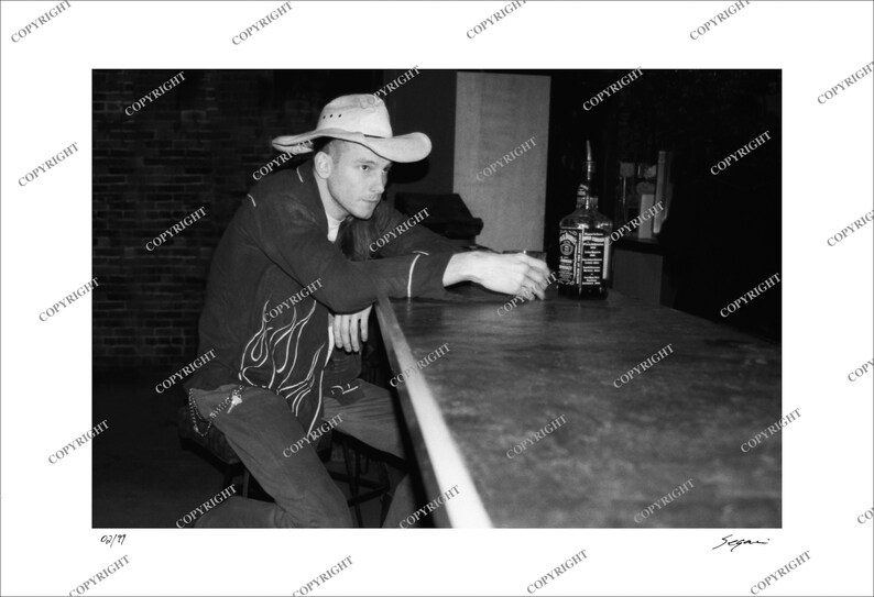 Hank Williams III, 2002 Candid SIGNATURE SERIES Handnumbered Original