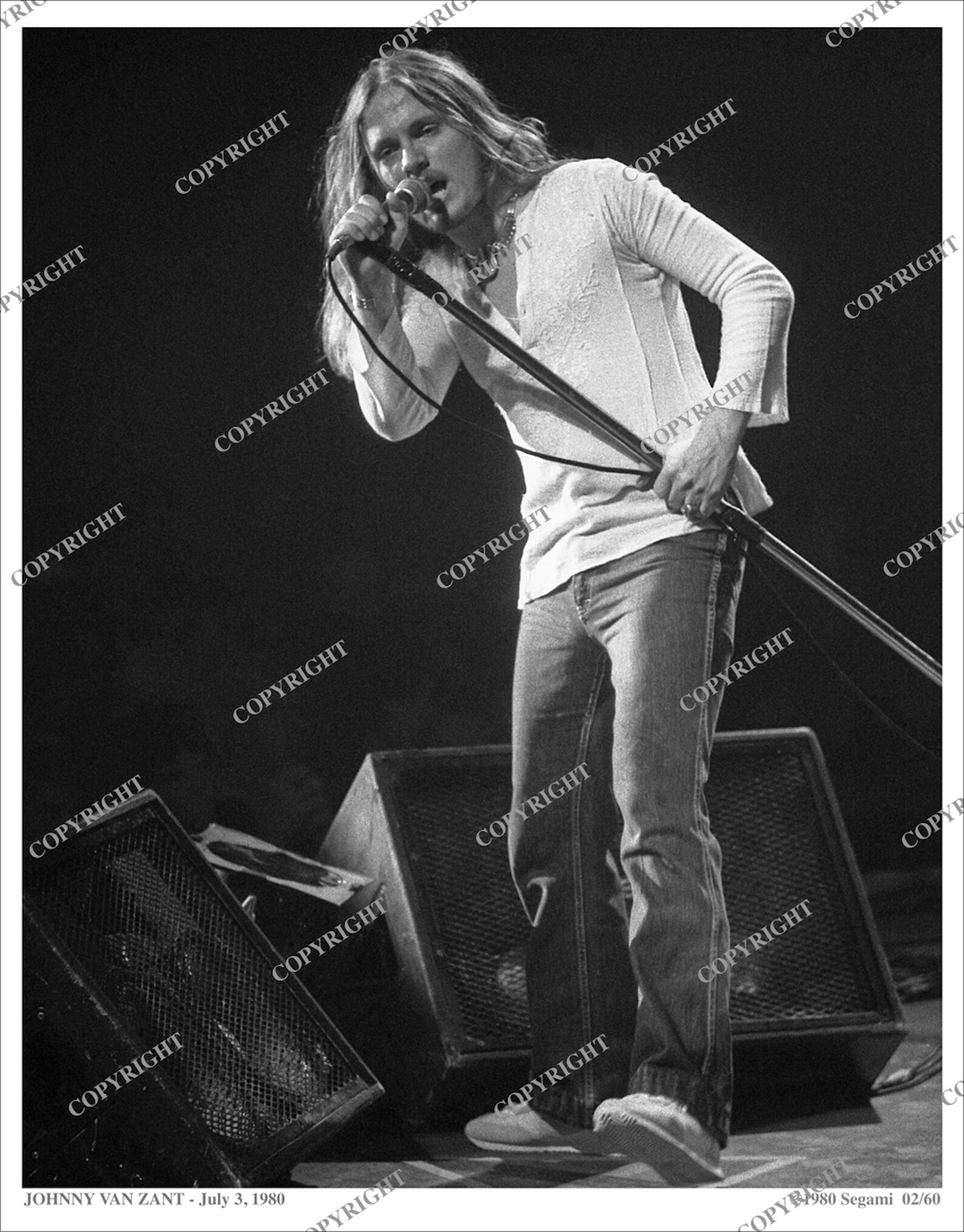 Johnny Van Zant Live 1980 of Johnny Van Zant Band & Lynyrd Skynyrd