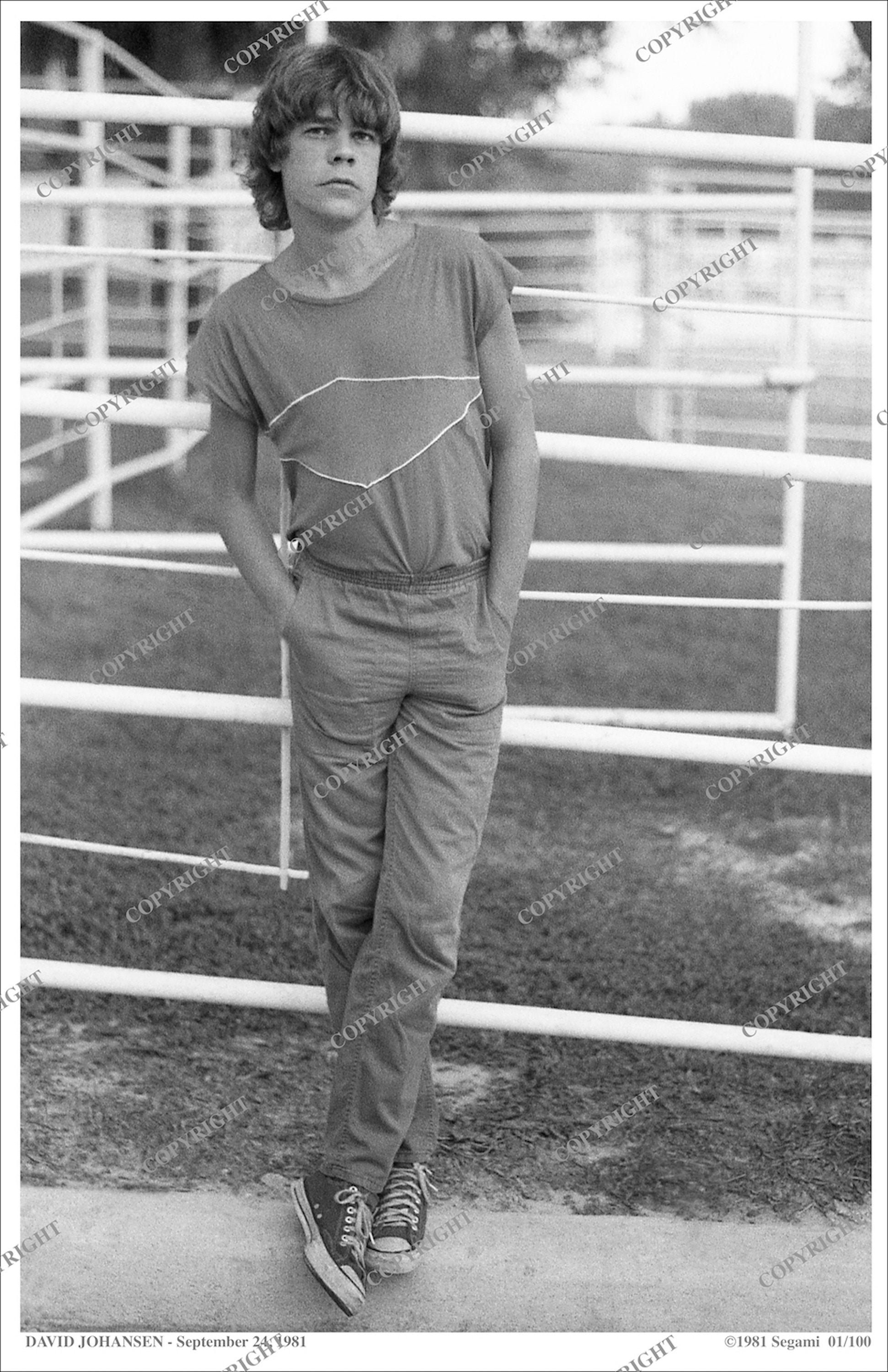 David Johansen of The New York Dolls, Buster Poindexter & The Harry Smiths,  1981 - 17x11 Original Numbered Segami Photography Photo/Print