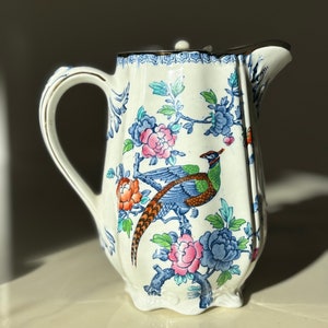 Stunning antique English ceramic jug