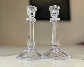 Gorgeous Waterford Crystal Candlestick holders