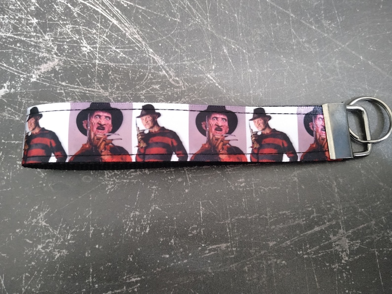 Movie TV characters key fobs, slasher, villains horror, scary, goth, alt, Buffy, Scream, Beetlejuice Freddy