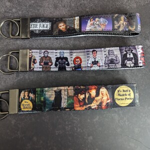 Movie TV characters key fobs, slasher, villains horror, scary, goth, alt, Buffy, Scream, Beetlejuice bild 2