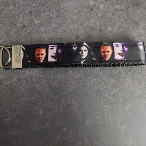 Movie TV characters key fobs, slasher, villains horror, scary, goth, alt, Buffy, Scream, Beetlejuice Silence of the lamba