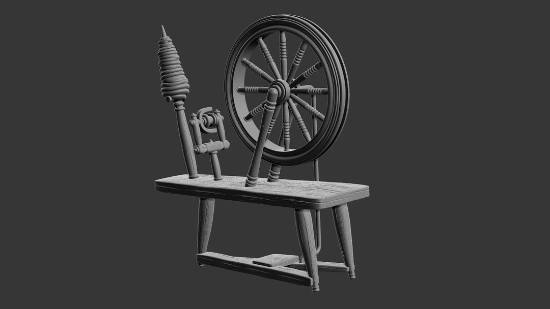 Sleeping Beauty_spinning Wheel Etsy