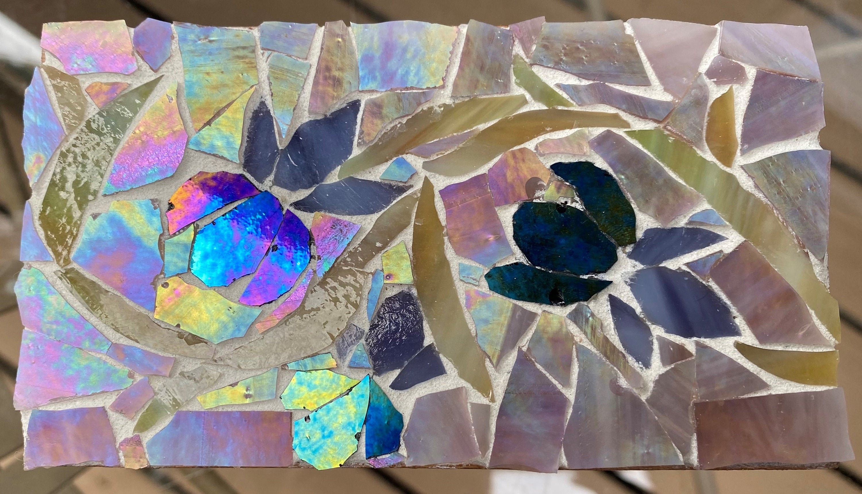 Abstract Mosaic Wall Art — Ann Weinheimer, image size:3000x1719