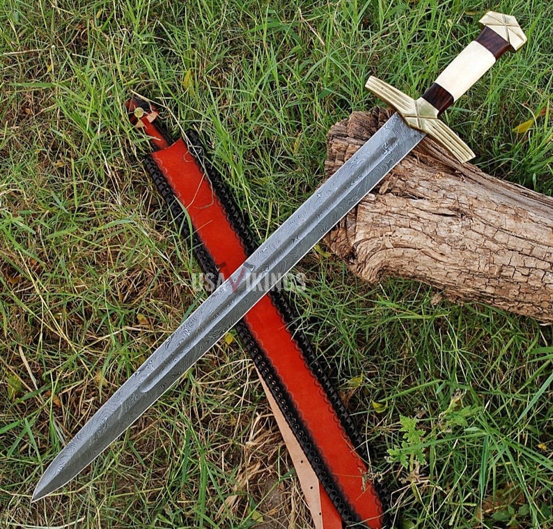 VIKING SWORD REAL Sword Damascus Kris Celtic Custom Viking Etsy
