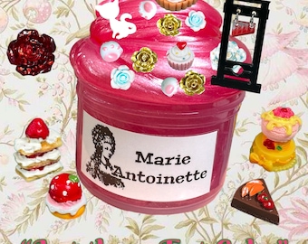 Marie Antoinette Metallic Pink Let them eat cake themed Slime