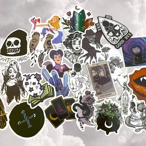 10pc Gothic Slimes Add-on Sticker Mix Additional Extra