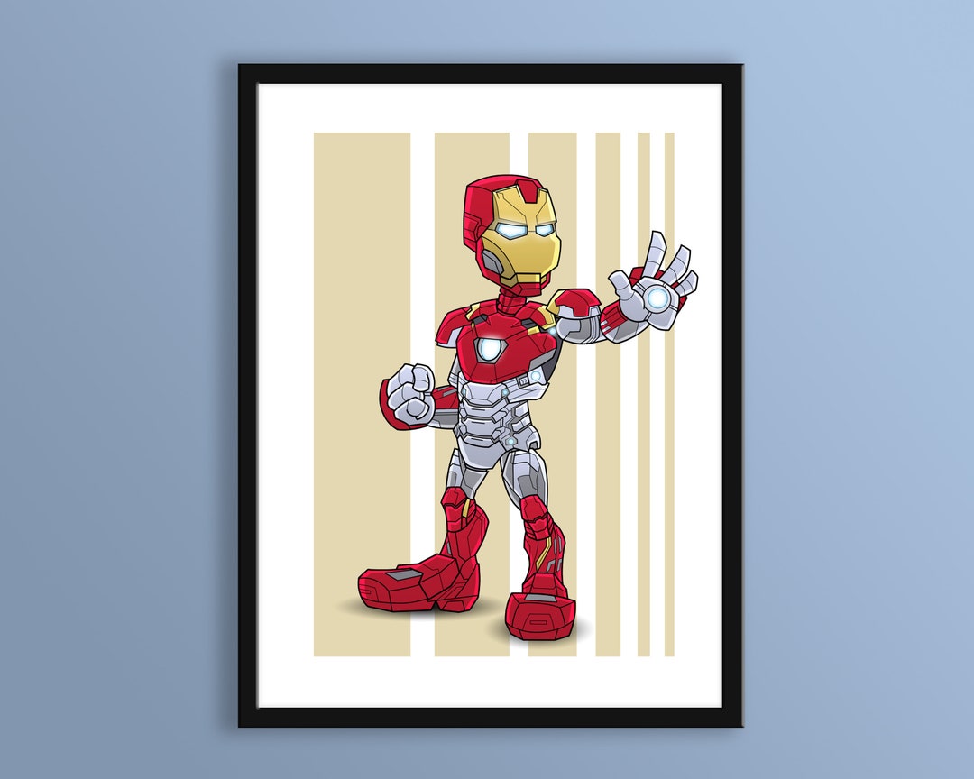 スーパーヒーロー、アイアンマン マーク 47、スパイダーマン ホームカミング、デジタルプリント - Etsy 日本, image size:1080x864