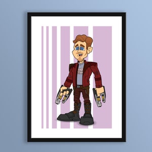 Superhero, Star-Lord 2, Guardians of the Galaxy vol. 2, DIGITAL Print