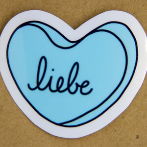 3&quot; Waterproof &quot;Candy Heart&quot; Sticker