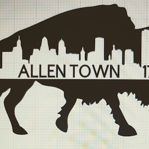 Buffalo Skyline Decal