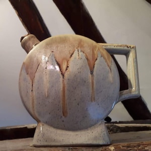 Stunning vintage Art Deco signed Denbac pitcher decanter vintage French Denbac jug