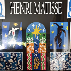 Art poster Henri Matisse: &#39;Succession&#39; - Drawn in the plate - France - 1992