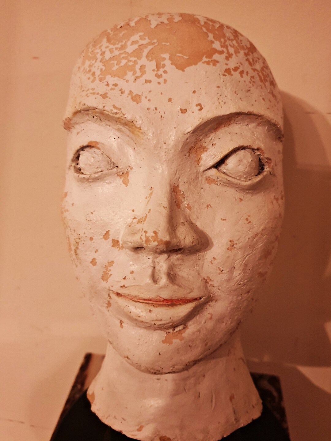 Art Deco Mannequin Head Plaster France 19301939 Etsy
