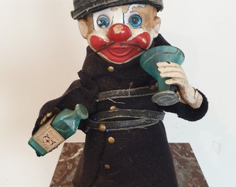 Antique toy doll - Mechanical battery operation - France - 1940-1949