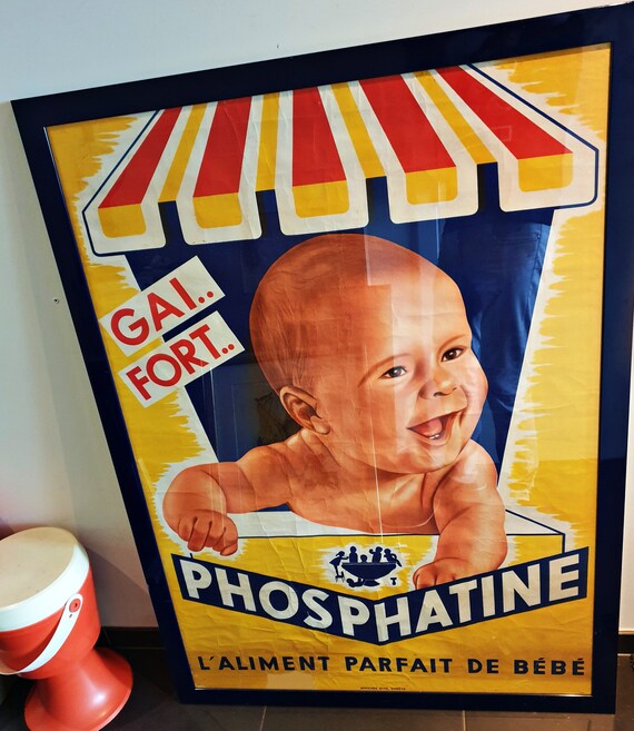 Antique advertising poster Phosphatine - Posters Atar Genève - Switzerland - 1900-1929