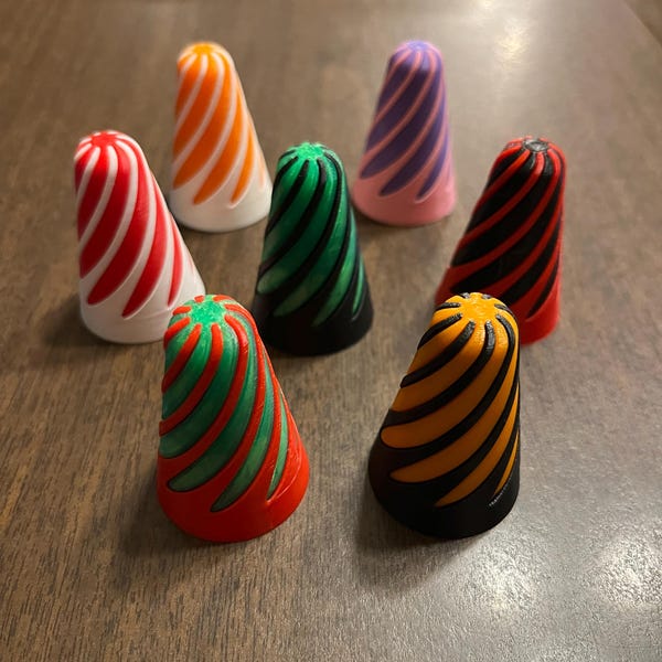 Impossible Pass Through 3D Print: Colorful Fidget Toy