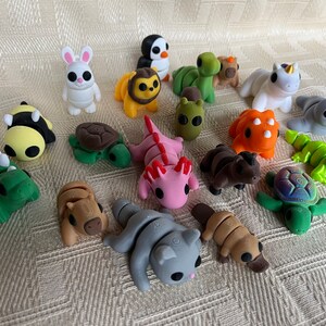 3d printed Articulated Animal, 3D Printed Animal, Fidget Toy, ADHD Toy, Stim toy, stocking stuffer, Christmas gift for kid, autisum toy