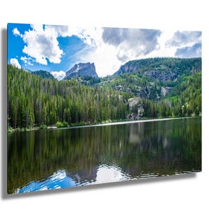 Rocky Mountain National Park Bear Lake, Nature Landscape, Photography Decor, Estes Park Colorado, Landscape Photo, Canvas, Metal and Acrylic