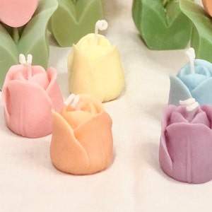 Tulips Candle Spring Flower Candle Easter Candle Scented - Etsy
