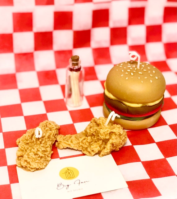 ハンバーガーパッチ置物（ベース付）