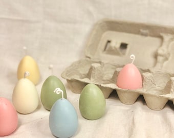 Details about   sculpted candle easter egg white 