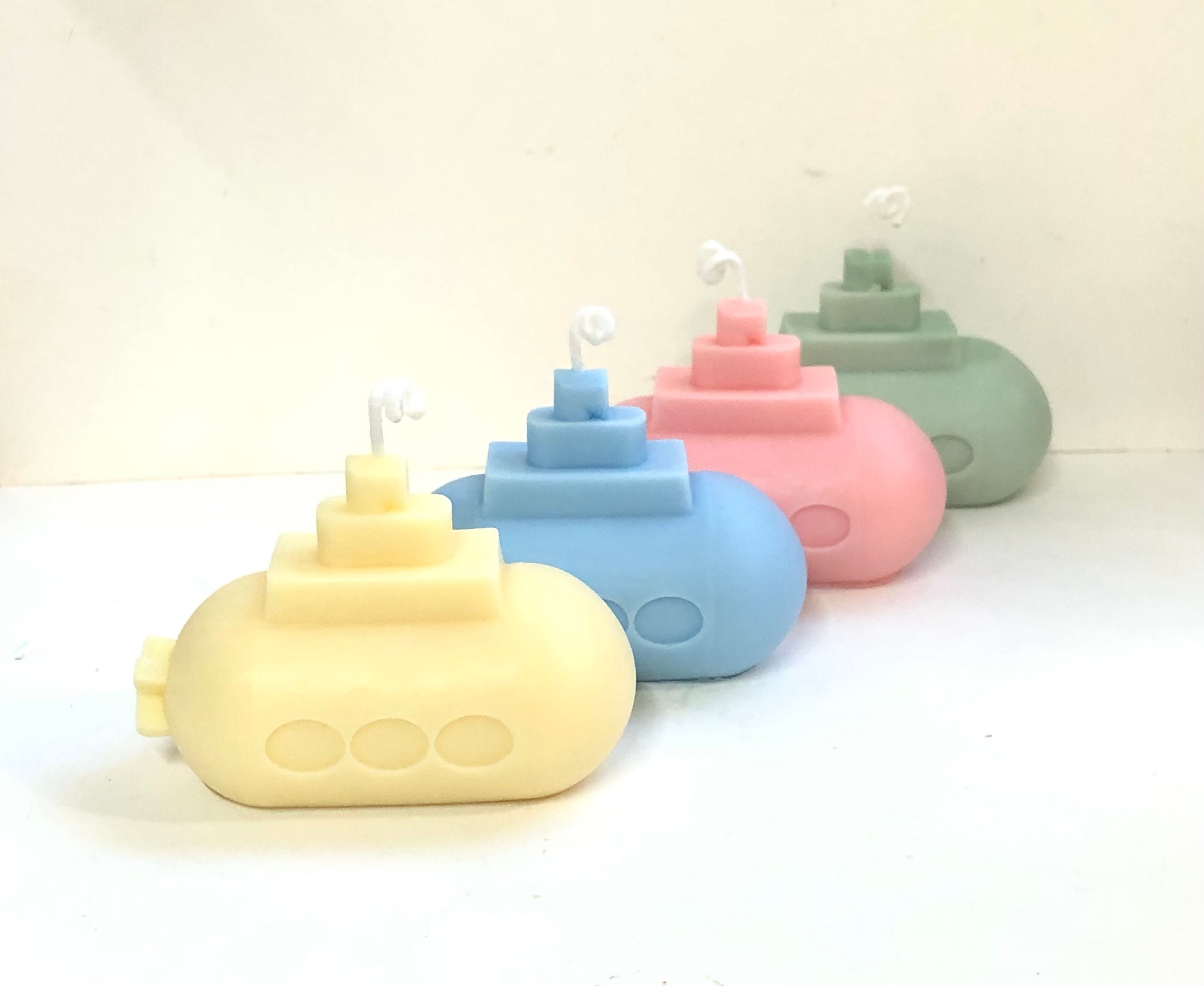 Submarine Candle Under the Ocean Candle Vehicle Candle Etsy