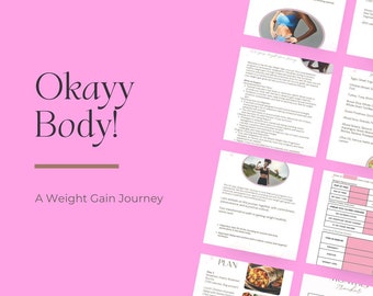 30-Day Healthy Weight Gain Guide – Meal Plans, Workouts & Wellness Tracker (Editable PDF)
