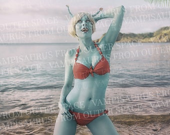 Star Trek Andorian Cosplay Bodypaint - Risa Photoset - Instant Download - 23 Hres Photos
