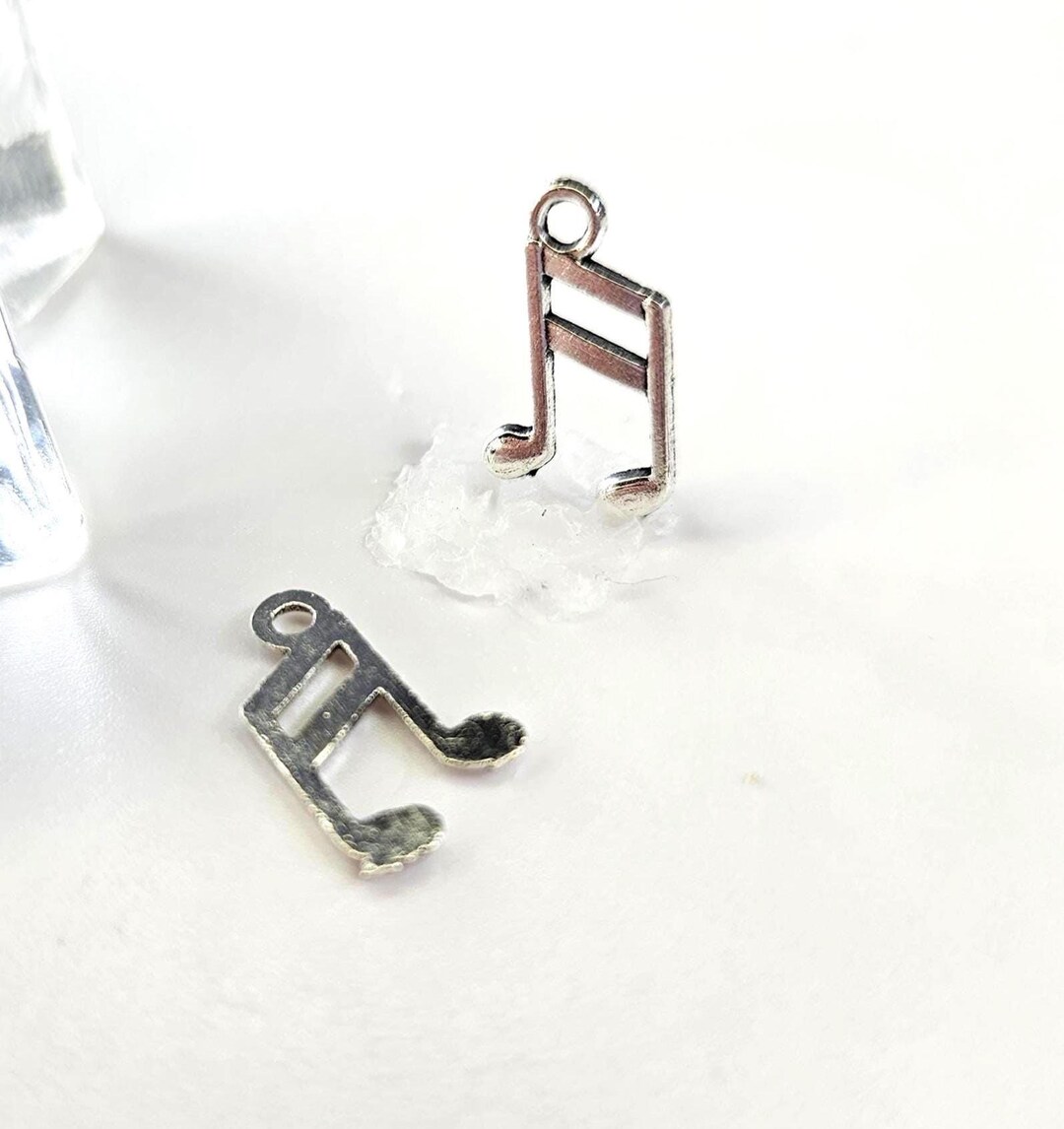 Note Charms 10 Pc Lot Musical Note Charm, Music Charm, Band Charm, Orchestra Charm ...