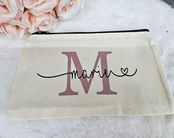 Bolsas de cosméticos, personalizadas, de algodón.